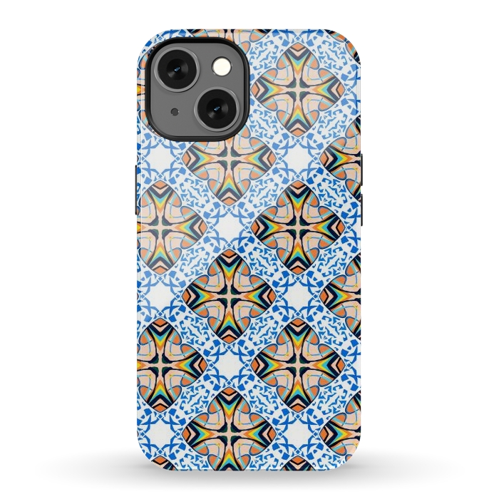 iPhone 13 StrongFit Mediterranean Tile by Uma Prabhakar Gokhale