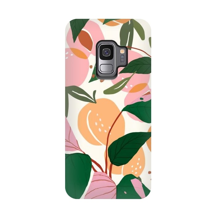 Galaxy S9 StrongFit The Peach Garden by Uma Prabhakar Gokhale