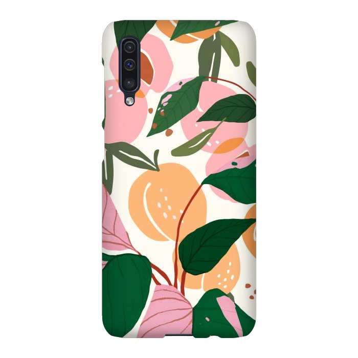 Galaxy A50 SlimFit The Peach Garden by Uma Prabhakar Gokhale