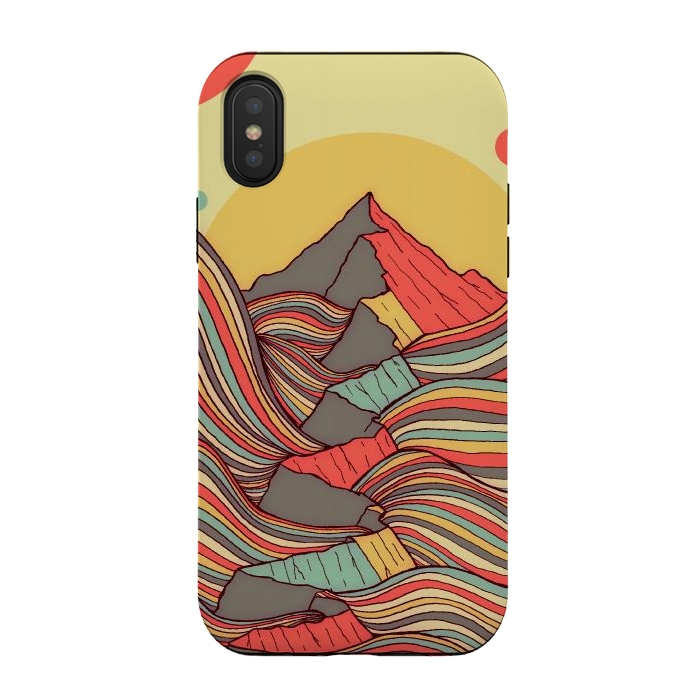 iPhone Xs / X StrongFit The ribbon sea cliffs by Steve Wade (Swade)