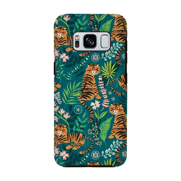 Galaxy S8 StrongFit Tigers by Laura Grant