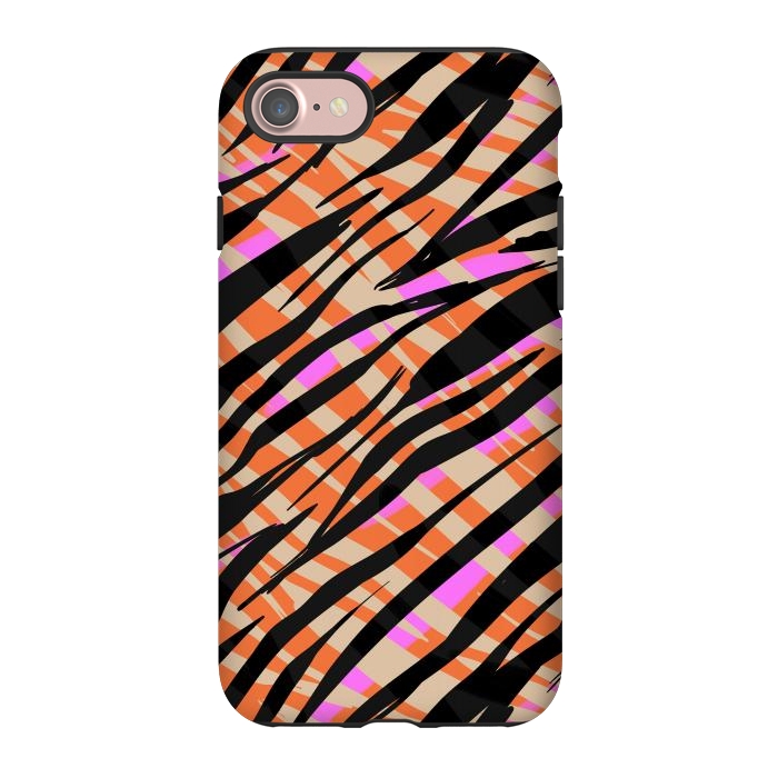 iPhone 7 StrongFit Tiger skin by Laura Grant