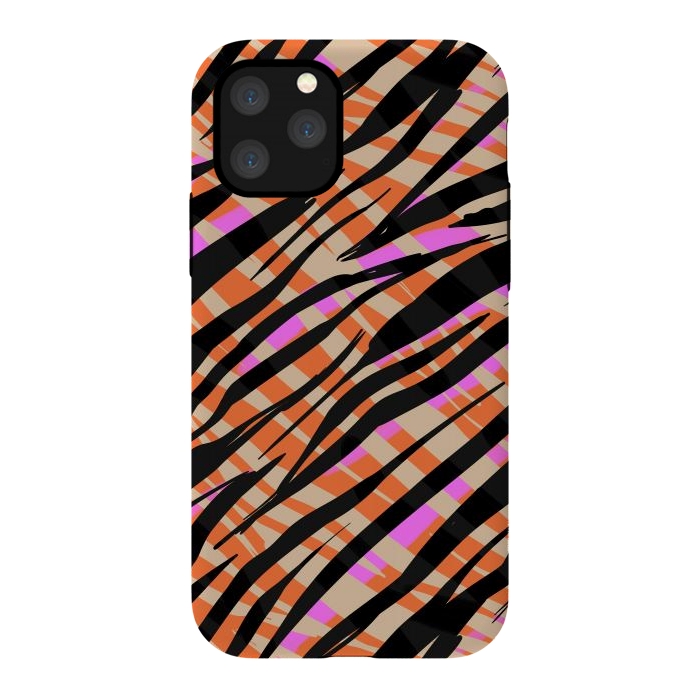 iPhone 11 Pro StrongFit Tiger skin by Laura Grant
