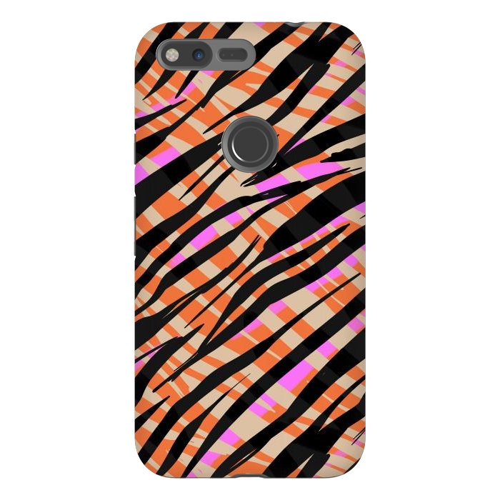 Pixel XL StrongFit Tiger skin by Laura Grant