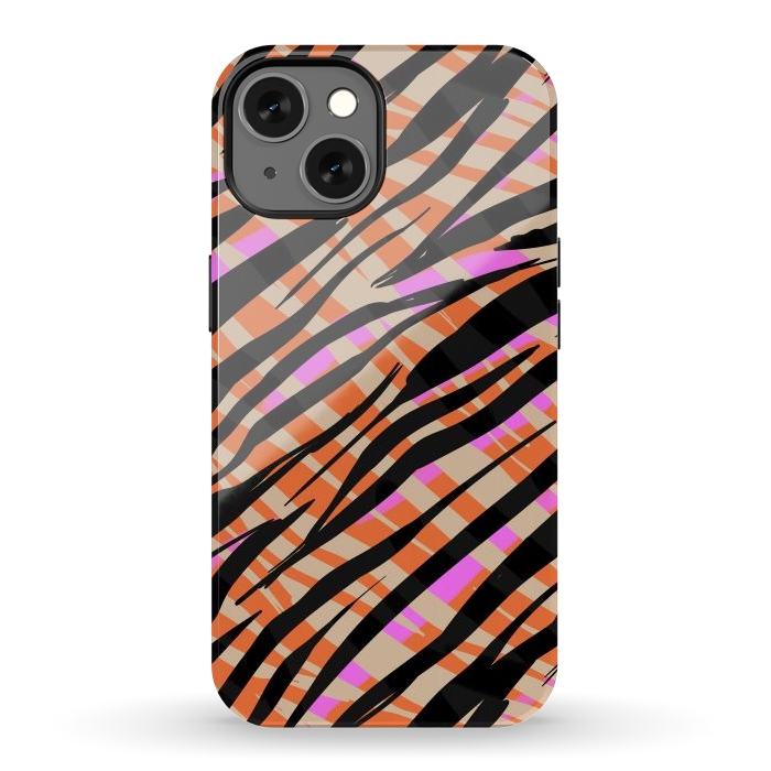 iPhone 13 StrongFit Tiger skin by Laura Grant