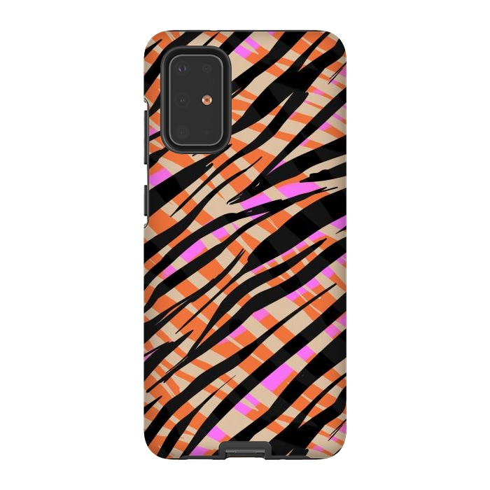 Galaxy S20 Plus StrongFit Tiger skin by Laura Grant