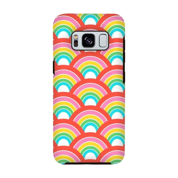 Galaxy S8 StrongFit Rainbows by Laura Grant