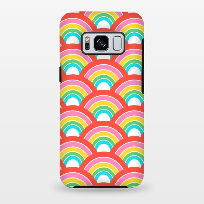 Galaxy S8 plus StrongFit Rainbows by Laura Grant