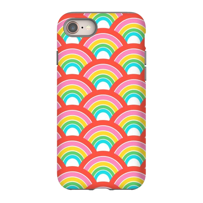 iPhone 8 StrongFit Rainbows by Laura Grant