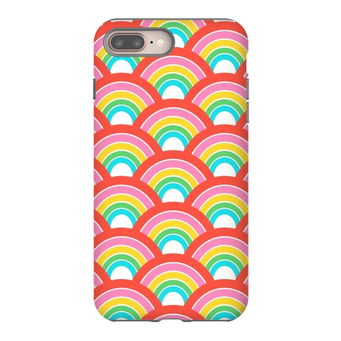 iPhone 8 plus StrongFit Rainbows by Laura Grant