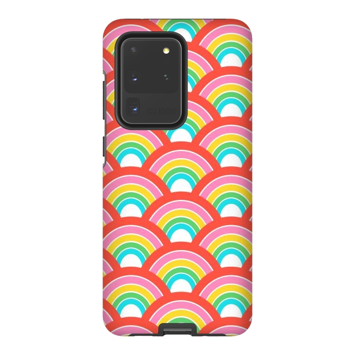 Galaxy S20 Ultra StrongFit Rainbows by Laura Grant