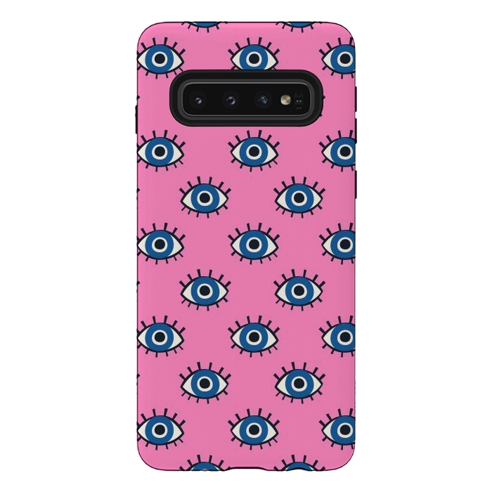 Galaxy S10 StrongFit Eyes by Laura Grant