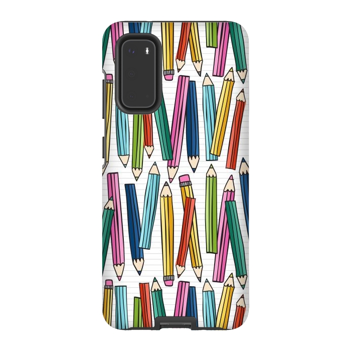 Galaxy S20 StrongFit pencils by Laura Grant