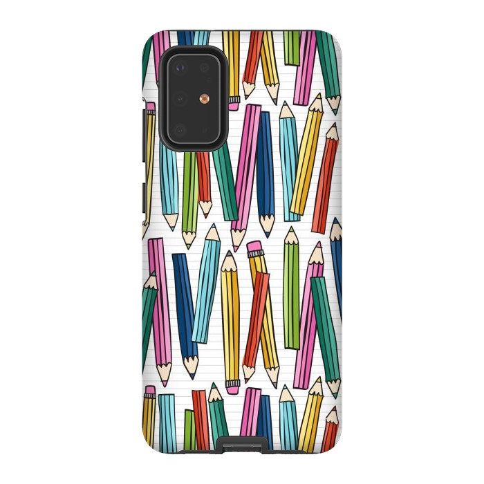 Galaxy S20 Plus StrongFit pencils by Laura Grant