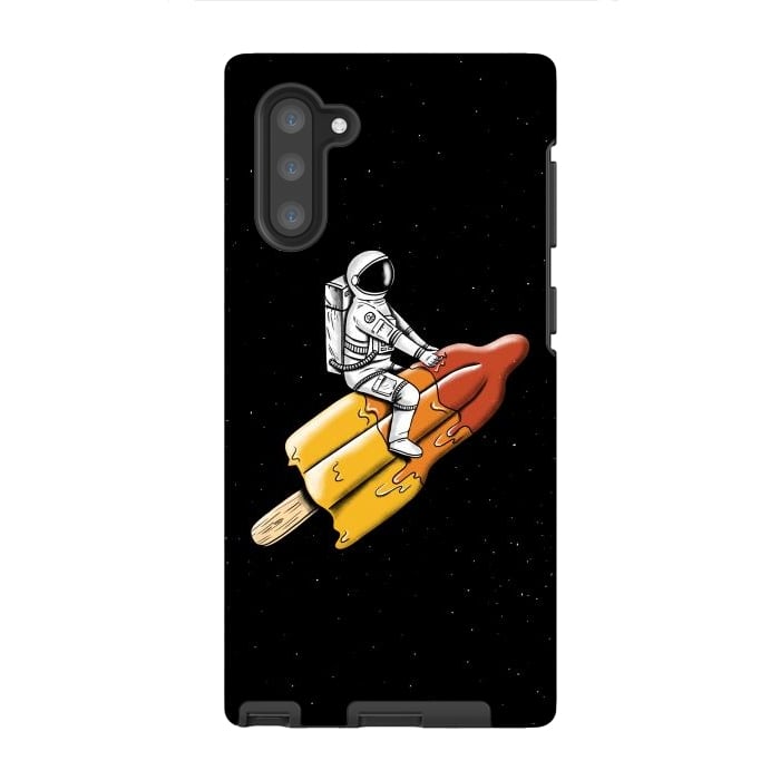 Galaxy Note 10 StrongFit Astronaut Melted Rocket por Coffee Man