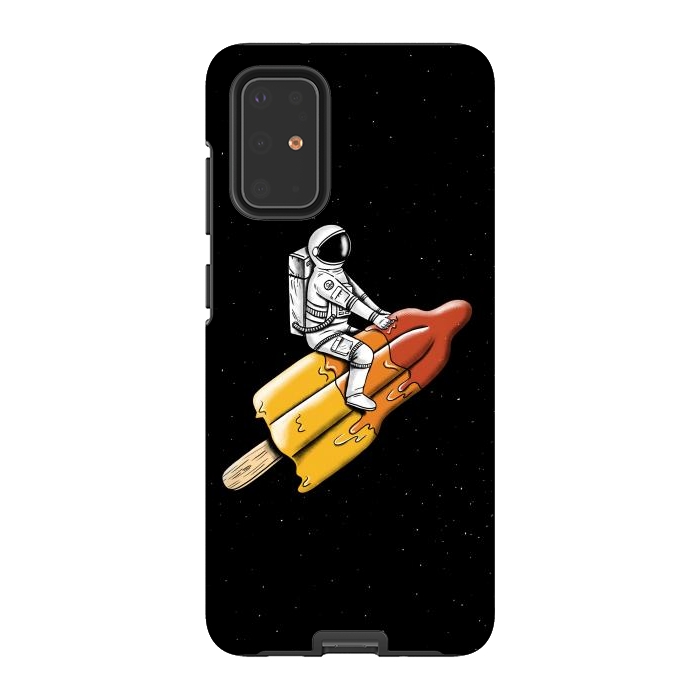 Galaxy S20 Plus StrongFit Astronaut Melted Rocket by Coffee Man