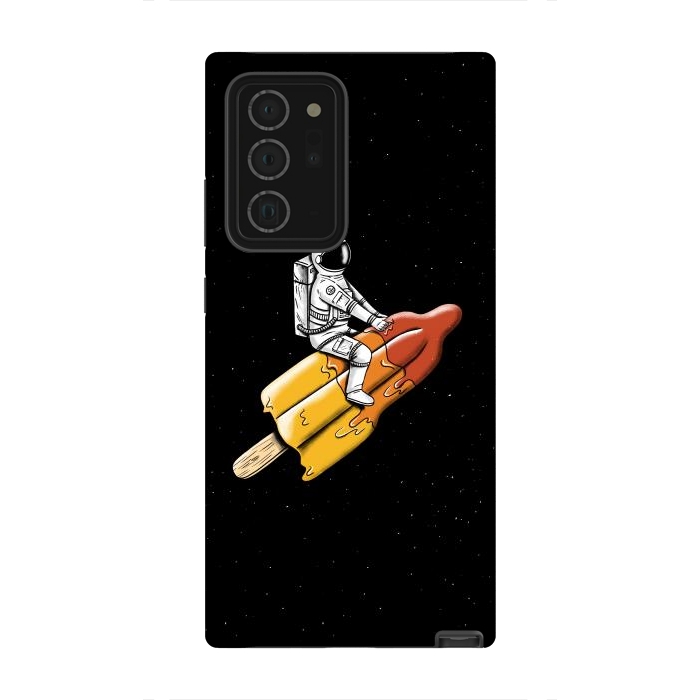 Galaxy Note 20 Ultra StrongFit Astronaut Melted Rocket by Coffee Man