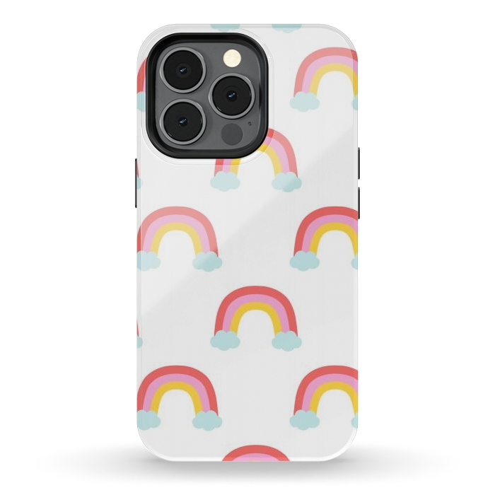iPhone 13 pro StrongFit Rainbows by Sam Pernoski