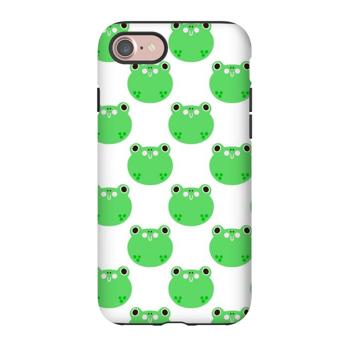 iPhone 7 StrongFit Happy Frogs by Sam Pernoski