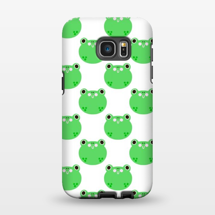 Galaxy S7 EDGE StrongFit Happy Frogs by Sam Pernoski