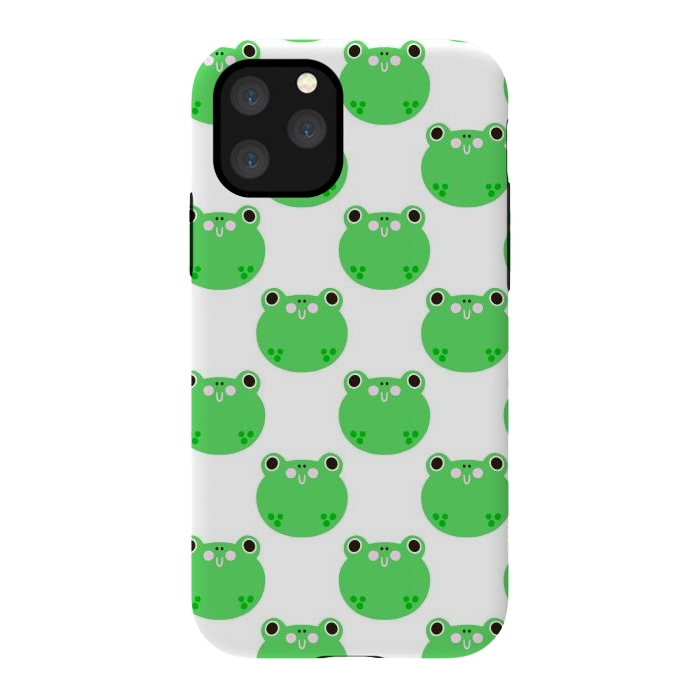 iPhone 11 Pro StrongFit Happy Frogs by Sam Pernoski