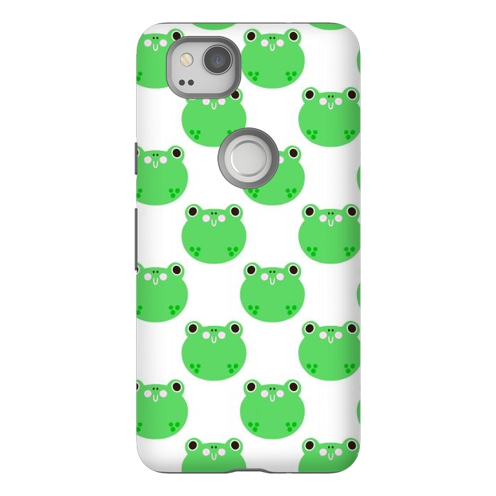 Pixel 2 StrongFit Happy Frogs by Sam Pernoski