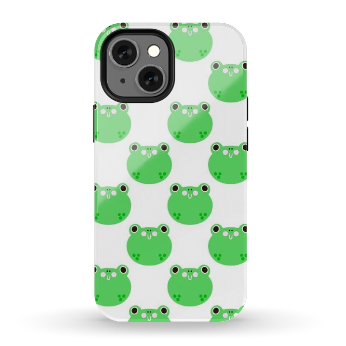 iPhone 12 mini StrongFit Happy Frogs by Sam Pernoski