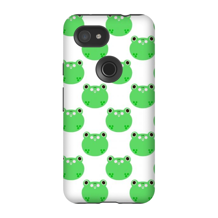 Pixel 3A StrongFit Happy Frogs by Sam Pernoski