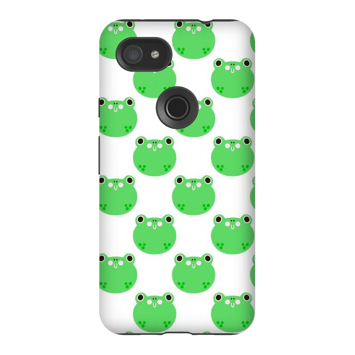 Pixel 3AXL StrongFit Happy Frogs by Sam Pernoski