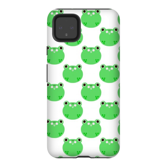 Pixel 4XL StrongFit Happy Frogs by Sam Pernoski