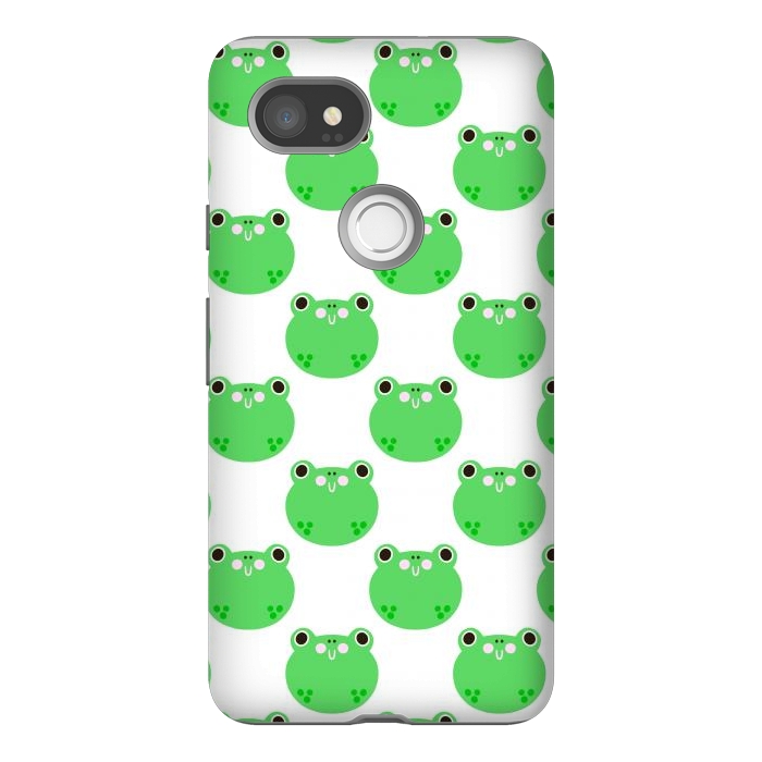 Pixel 2XL StrongFit Happy Frogs by Sam Pernoski