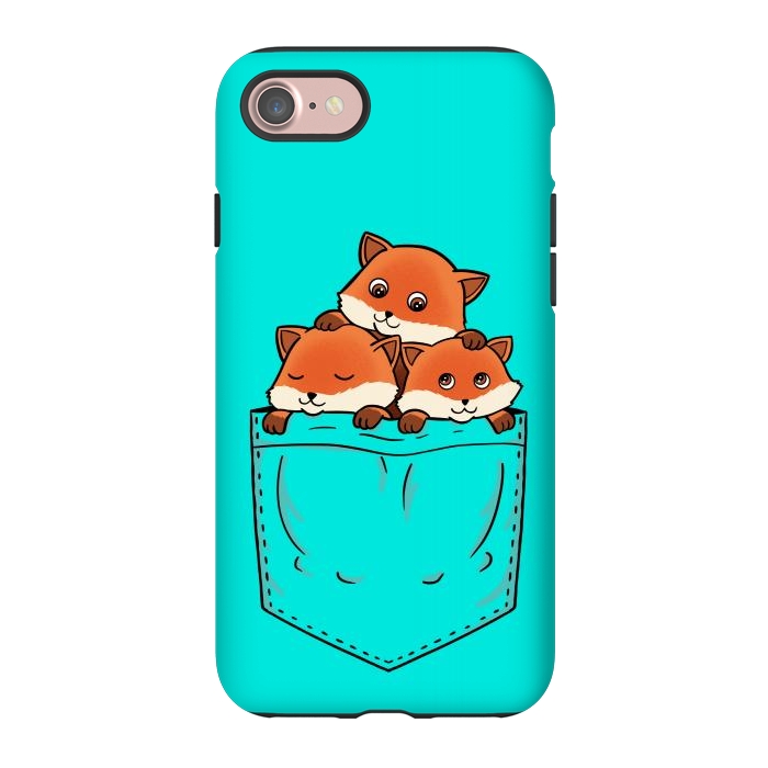 iPhone 7 StrongFit Fox Pocket by Coffee Man