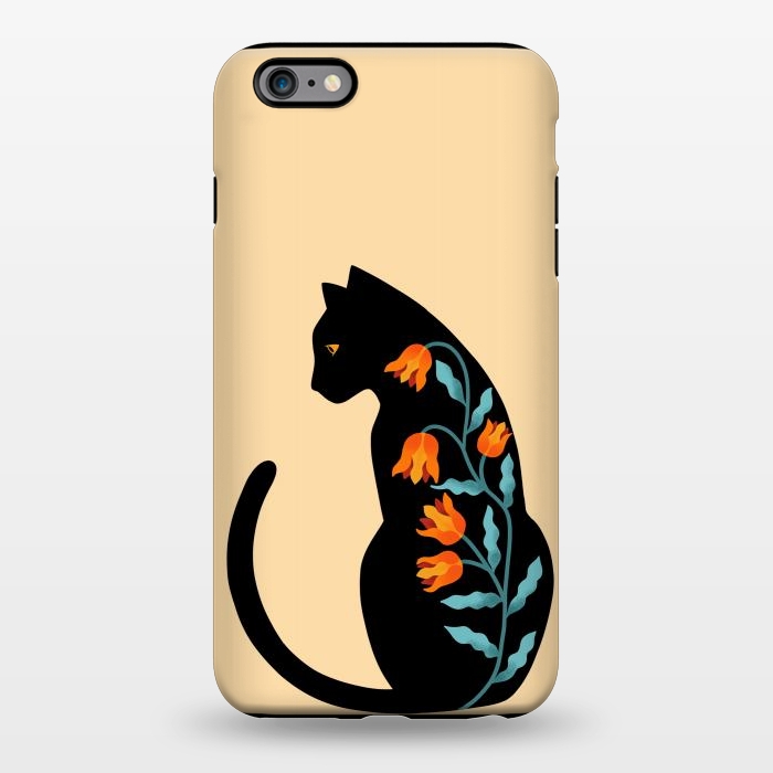 iPhone 6/6s plus StrongFit Cat Floral by Coffee Man