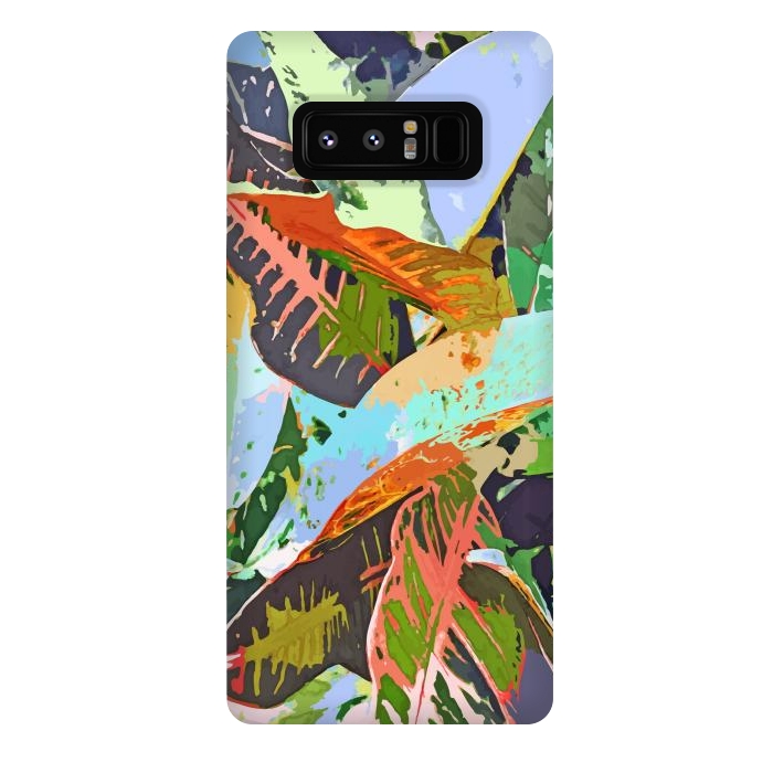 Galaxy Note 8 StrongFit Jungle Plants by Uma Prabhakar Gokhale