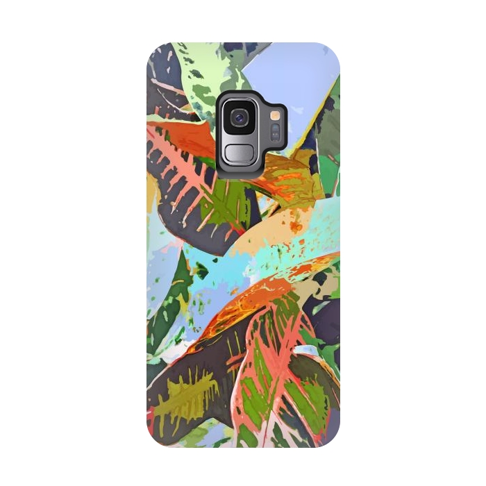 Galaxy S9 StrongFit Jungle Plants by Uma Prabhakar Gokhale