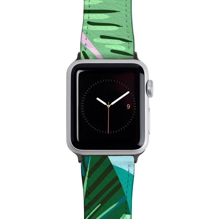 Watch 38mm / 40mm Strap PU leather Lost in Leaves by Uma Prabhakar Gokhale