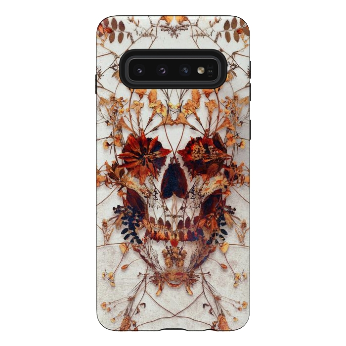 Galaxy S10 StrongFit Delicate Skull by Ali Gulec