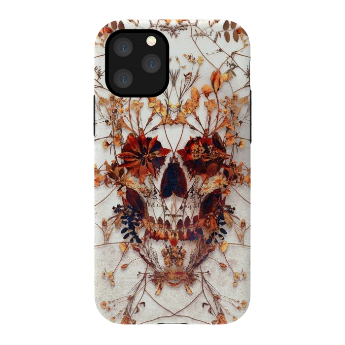 iPhone 11 Pro StrongFit Delicate Skull by Ali Gulec