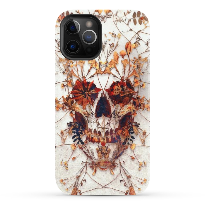 iPhone 12 Pro StrongFit Delicate Skull by Ali Gulec