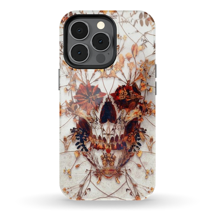 iPhone 13 pro StrongFit Delicate Skull by Ali Gulec