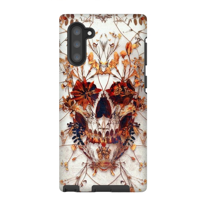 Galaxy Note 10 StrongFit Delicate Skull by Ali Gulec
