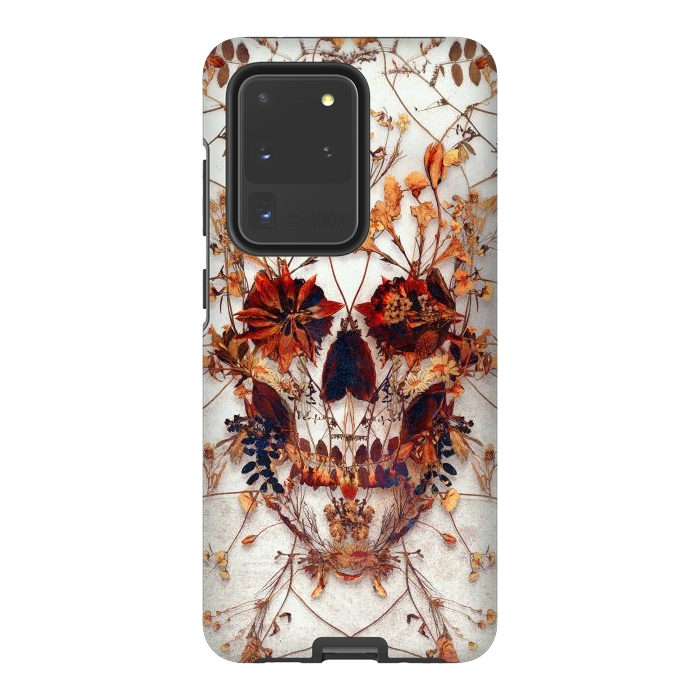 Galaxy S20 Ultra StrongFit Delicate Skull by Ali Gulec