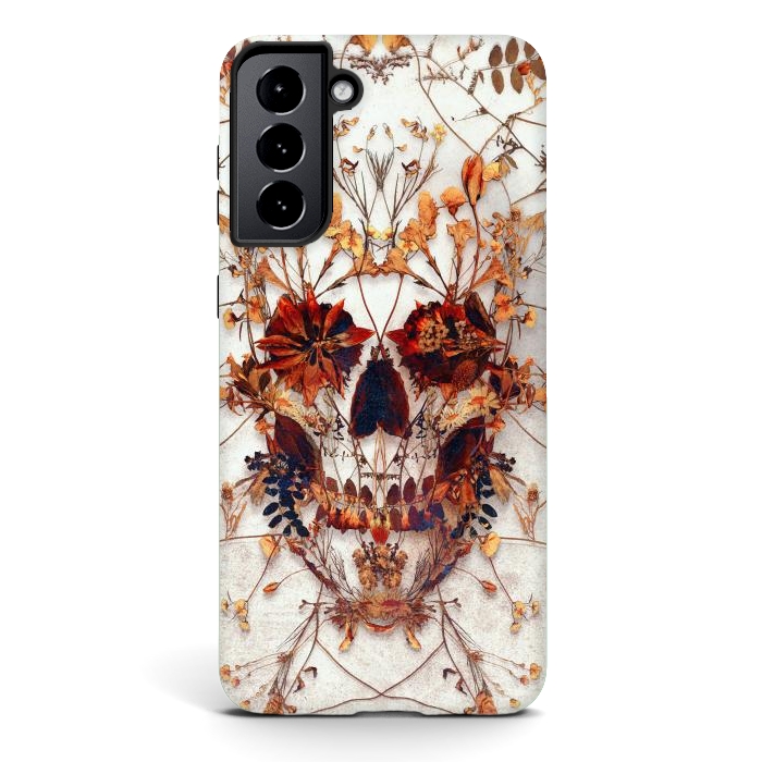 Galaxy S21 plus StrongFit Delicate Skull by Ali Gulec