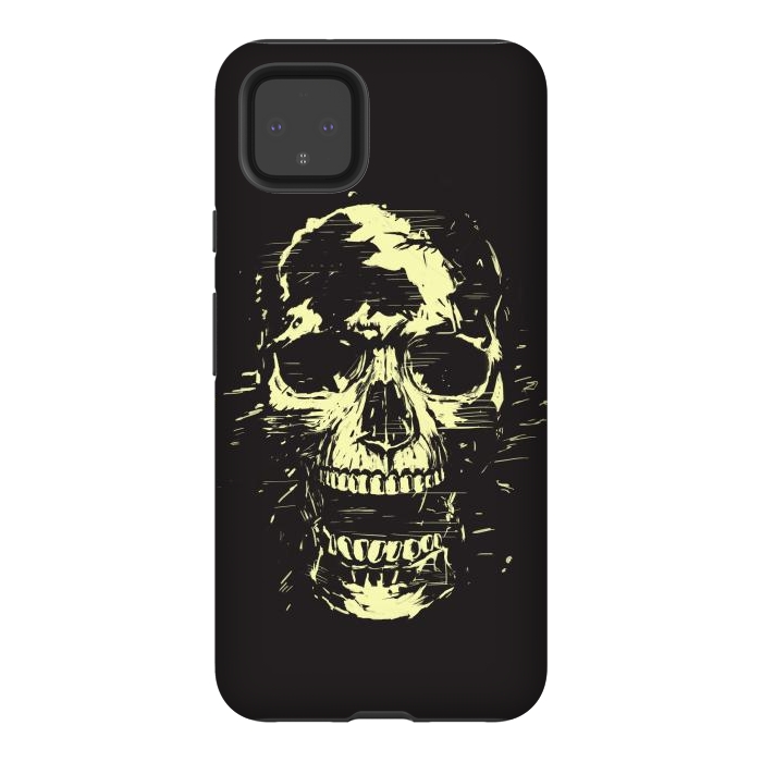 Pixel 4XL StrongFit Scream (gold) by Balazs Solti