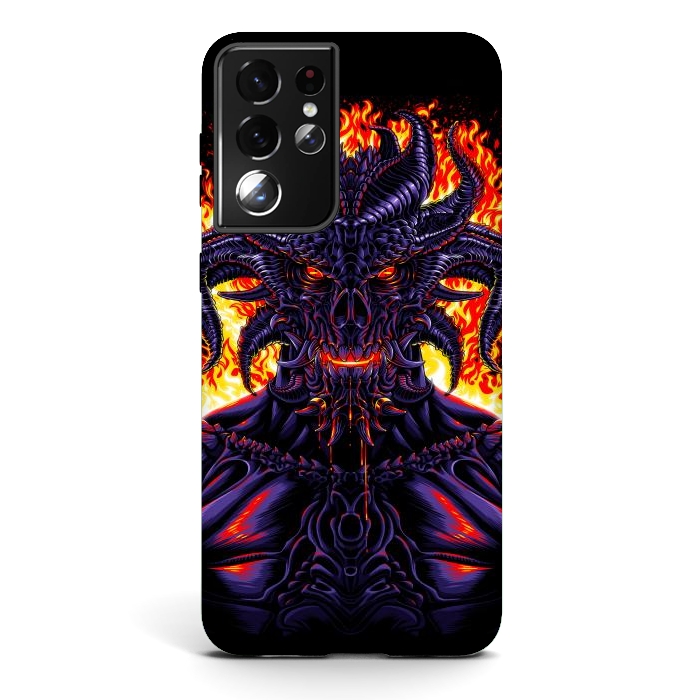 Galaxy S21 ultra StrongFit Demon from hell by Alberto