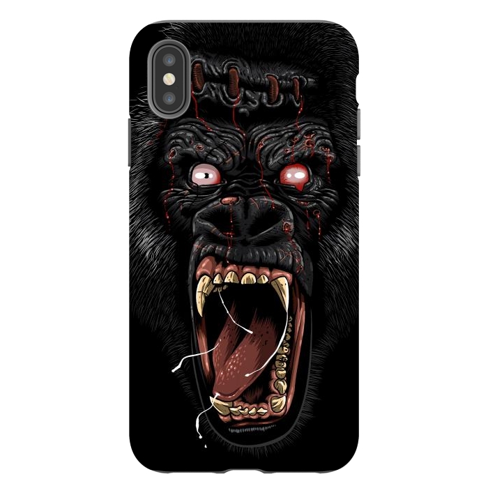 iPhone Xs Max StrongFit Zombie Gorilla by Alberto