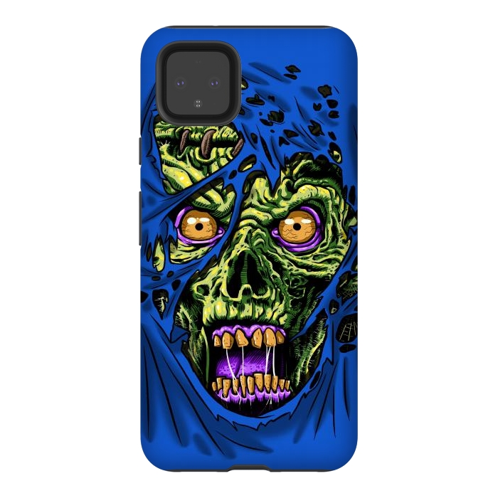 Pixel 4XL StrongFit Zombie through your clothes by Alberto