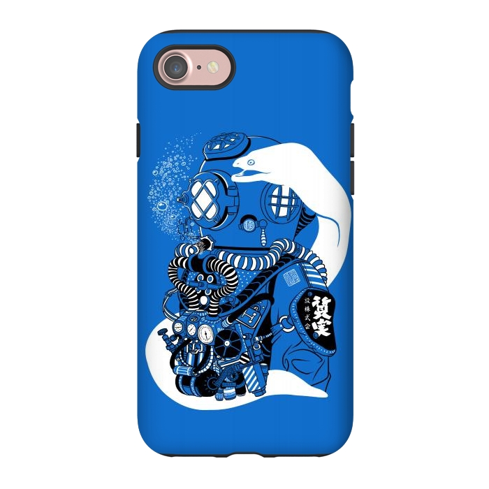 iPhone 7 StrongFit Steampunk scuba diving suit by Alberto