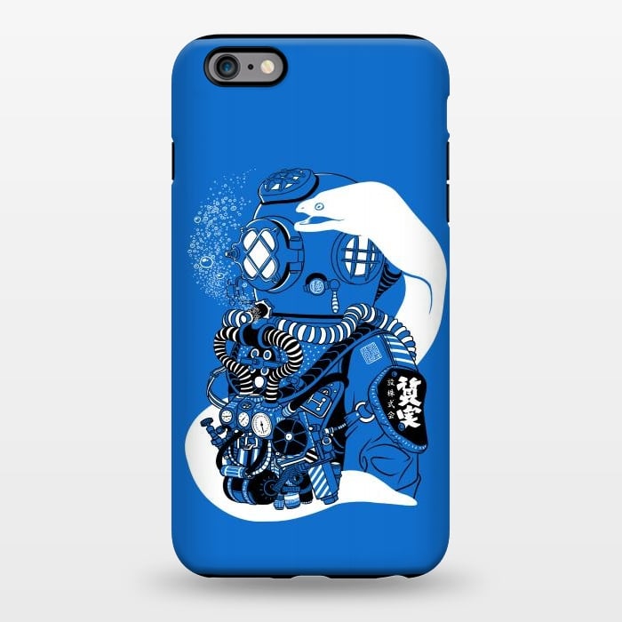 iPhone 6/6s plus StrongFit Steampunk scuba diving suit by Alberto