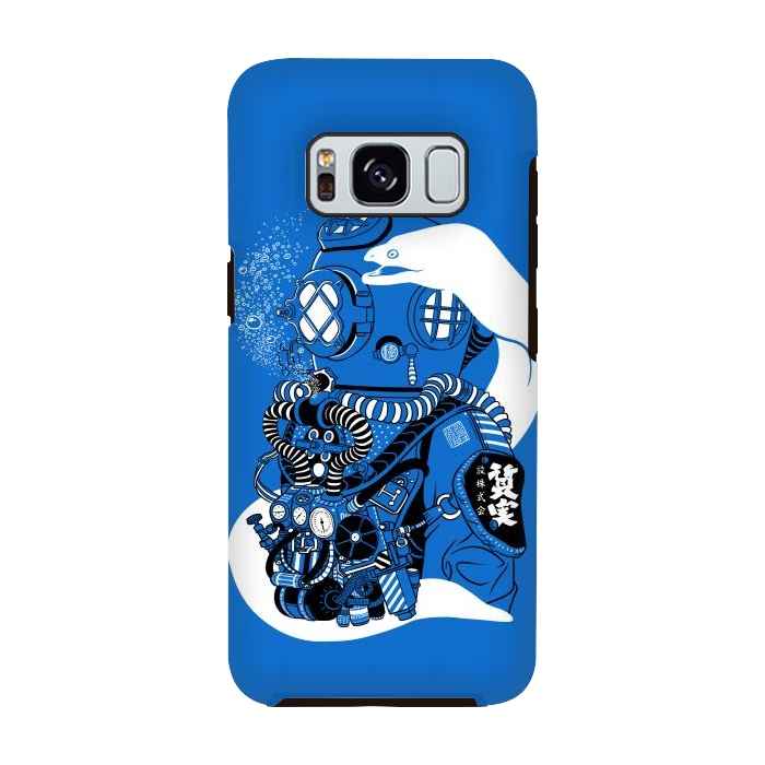 Galaxy S8 StrongFit Steampunk scuba diving suit by Alberto